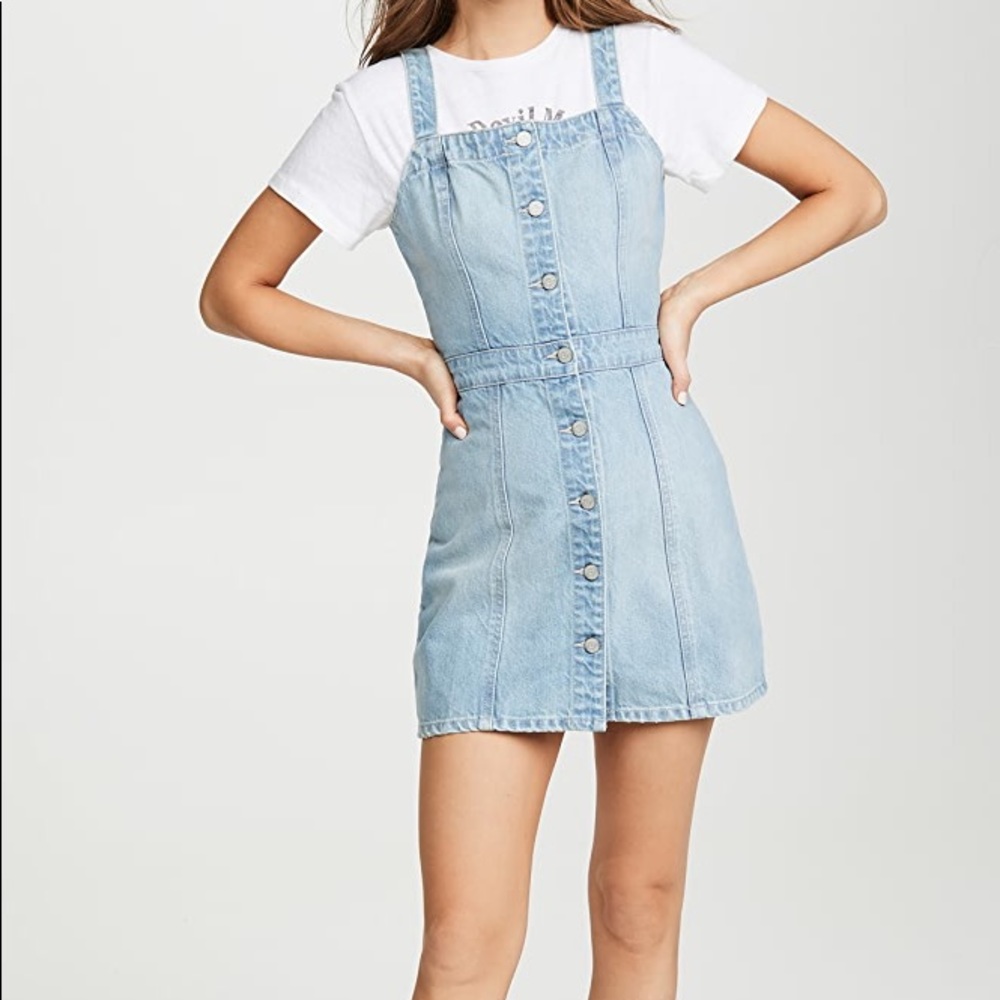 BOYISH Jeans Kennedy Denim Mini Dress The Misfits light wash size small